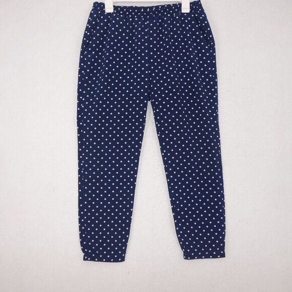 Lauren Ralph Lauren Other - Ralph Lauren Satin Acetate Blue Polka Dot Pants Loungewear Women's 8 Petite
